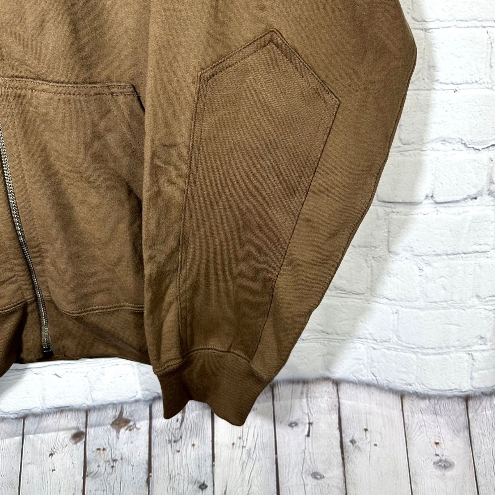 Vintage Highlights key selling points: "American Giant," "Brown Fleece Bomber Jacket," "Large" directly address the user'S information Size US L / EU 52-54 / 3 - 3 Thumbnail