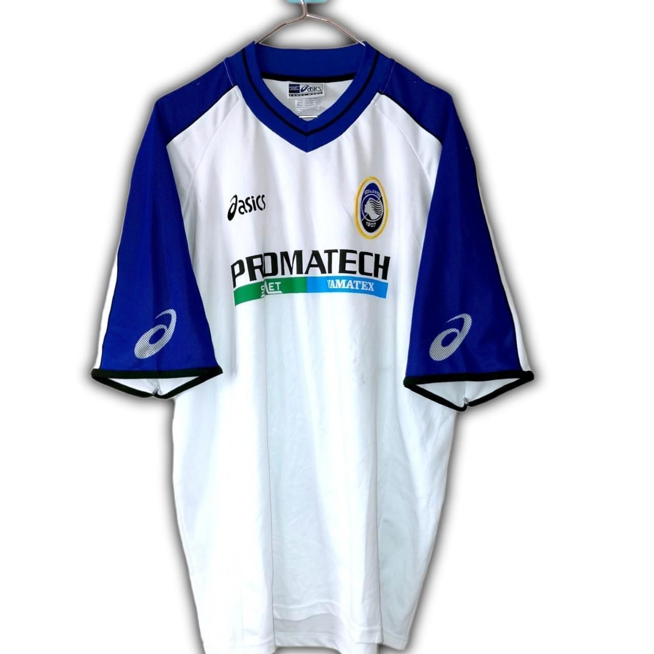 Asics Fc Atalanta 2002 2003 Away Maglia Shirt Jersey Size US XL / EU 56 / 4 - 3 Thumbnail