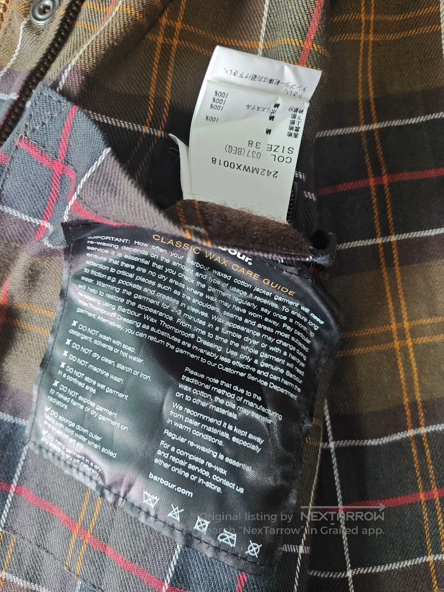 Barbour Barbour Bedale British Waxed Jacket. Size US M / EU 48-50 / 2 - 5 Thumbnail
