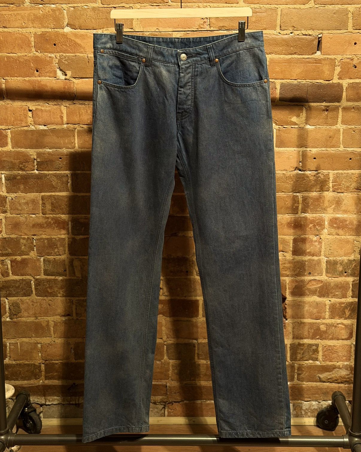 Maison Margiela SS07 Maison Margiela Waxed Jeans Size US 34 / EU 50 - 1 Thumbnail