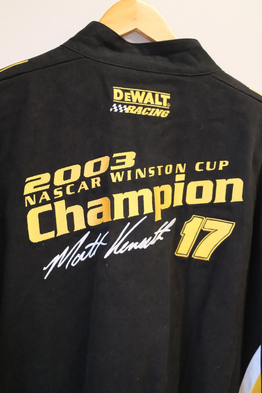 Vintage 03' Matt Kenseth Dewalt Nascar Racing Jacket Size XL / US 12-14 / IT 48-50 - 4 Thumbnail