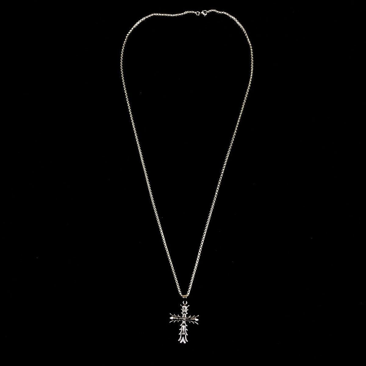 Jewelry Vamp Cross Necklace Punk Opium Chain Size ONE SIZE - 4 Thumbnail
