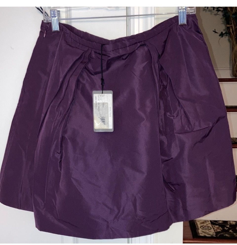 Miu Miu Miu miu Mini Skirt Size 30" / US 8 / IT 44 - 1 Thumbnail