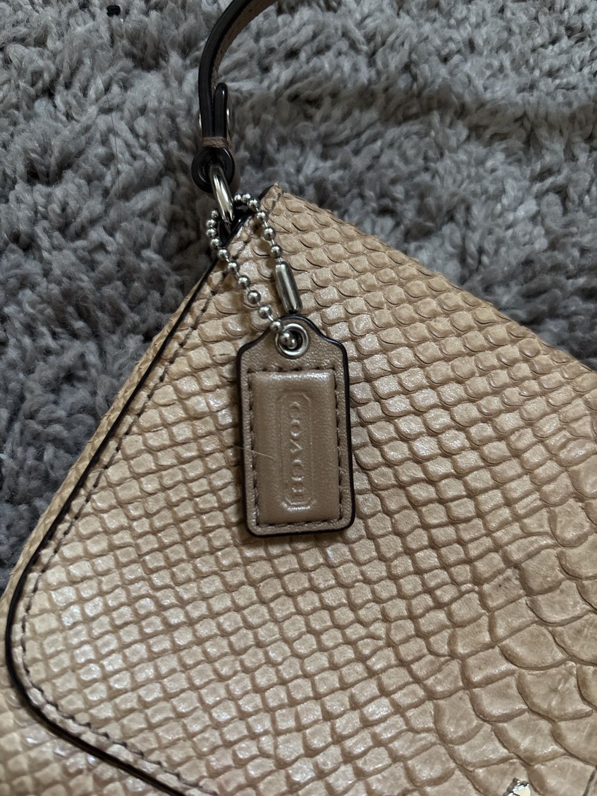 Coach Coach Alligator Skin Clutch/ Wristlet with removable strap Size ONE SIZE - 6 Thumbnail