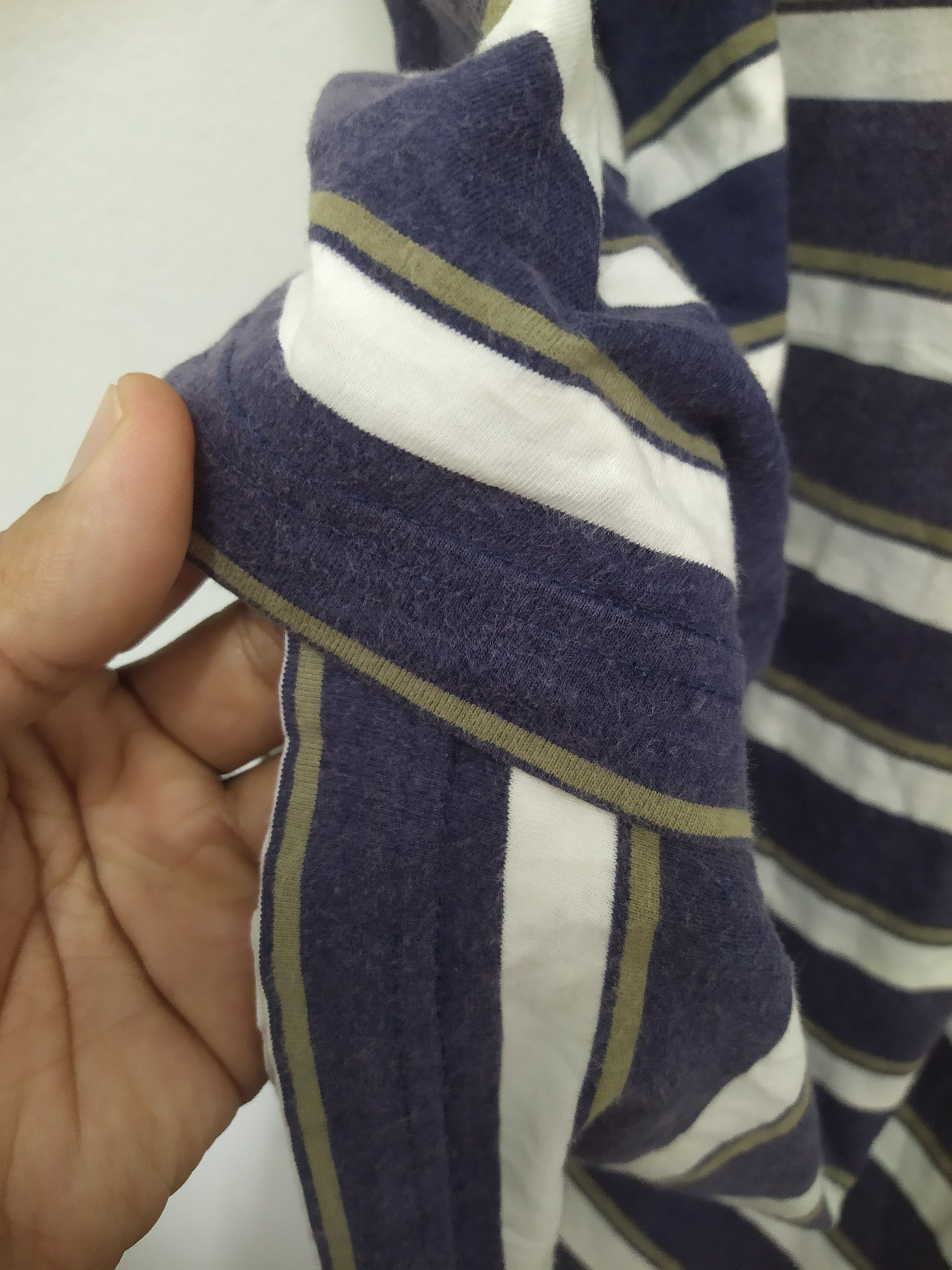 Hanes Vintage Hanes Stripe Embroidered Logo Japanese Market Size US XL / EU 56 / 4 - 4 Thumbnail