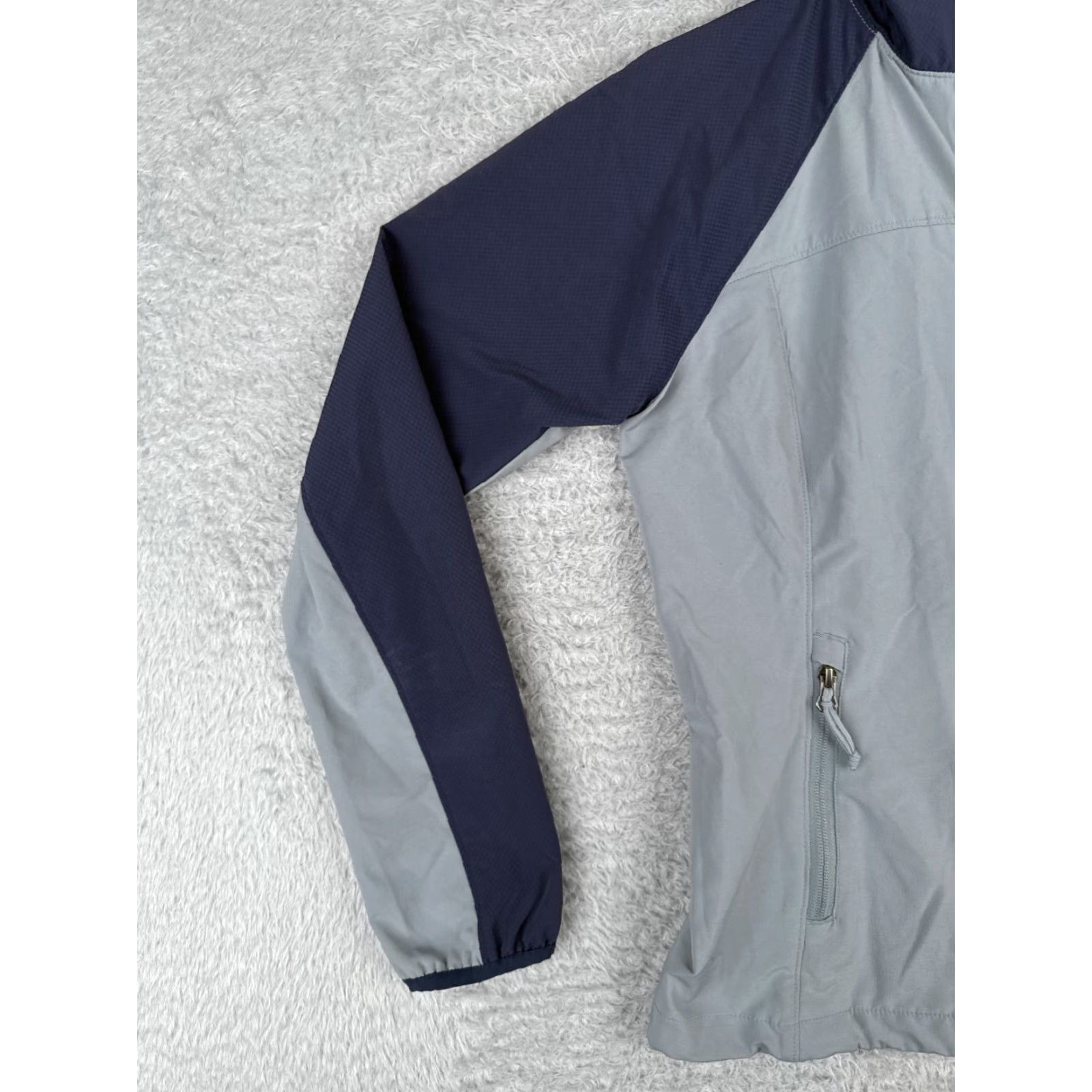 Vintage Columbia Jacket Women Small Blue Full Zip Hooded Softshell Windbreaker Polyester Size S / US 4 / IT 40 - 3 Thumbnail