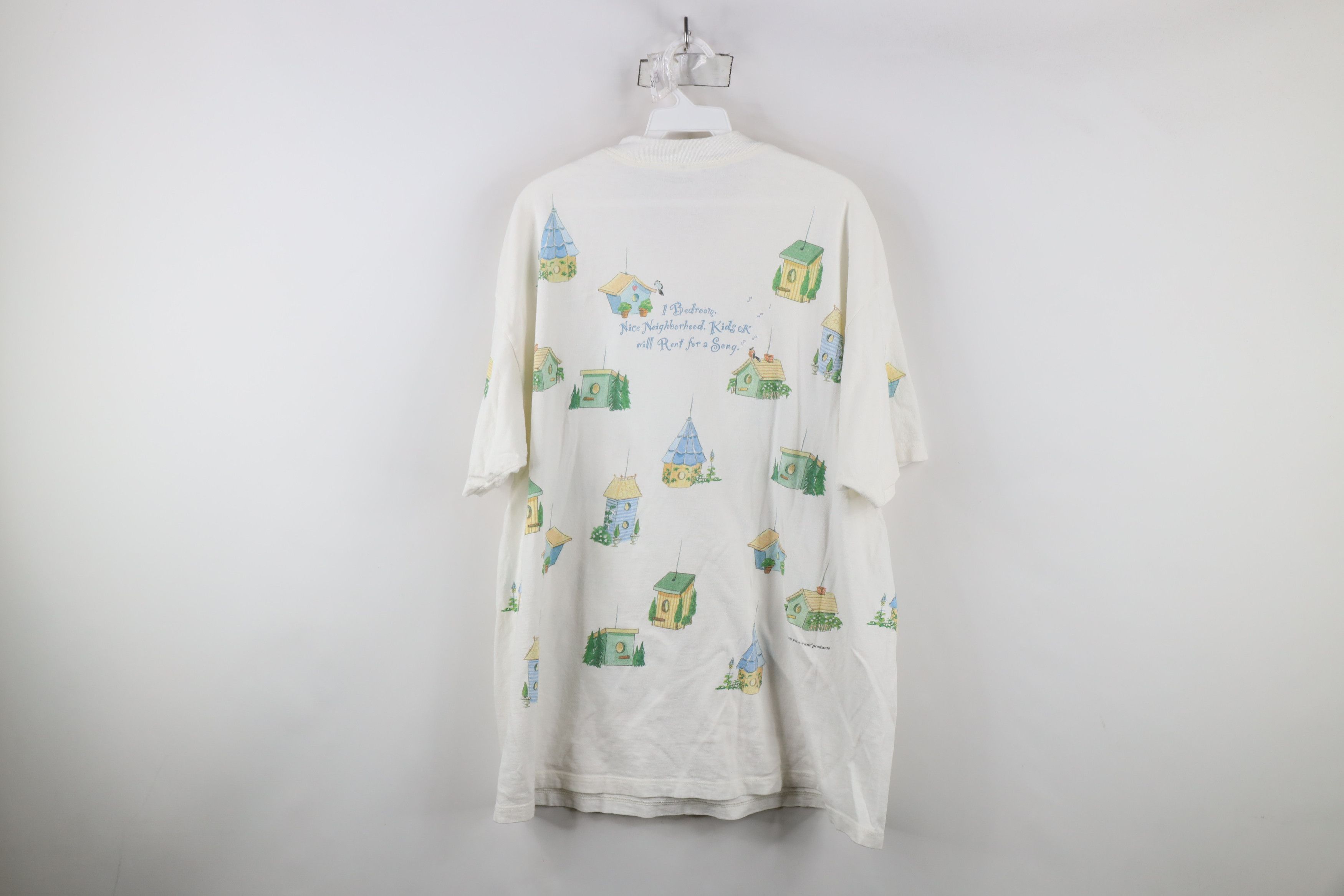 Vintage Vintage 90s Streetwear Birdhouse All Over Print T-Shirt USA Size XL / US 12-14 / IT 48-50 - 12 Thumbnail