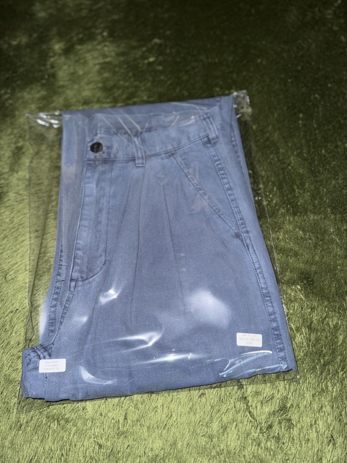Brain Dead [S] BRAIN DEAD Pigment Dyed Herringbone Pants Size US 32 / EU 48 - 11 Thumbnail