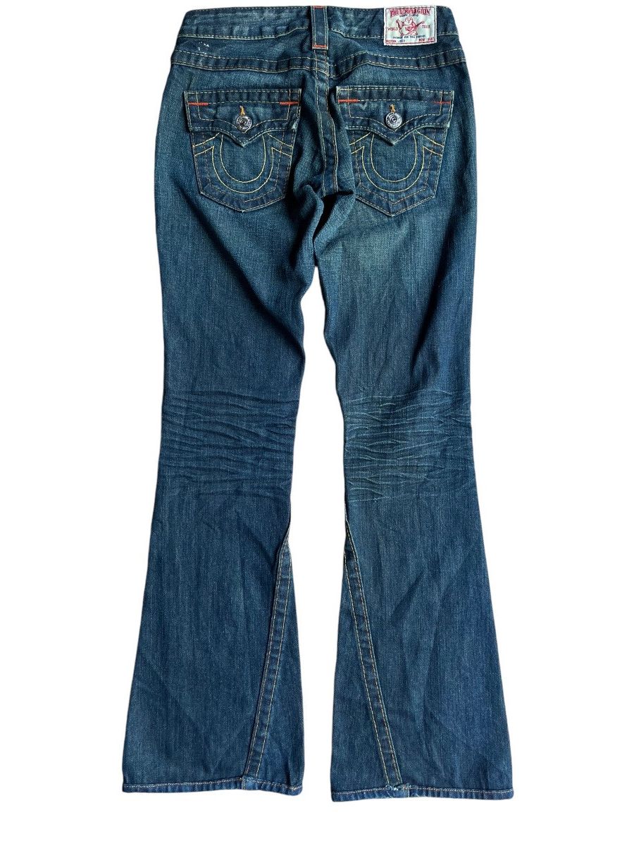 Affliction × Rock Revival × True Religion True Religion Joey Low Rise Flared jeans Size 27" / US 4 / IT 40 - 2 Thumbnail