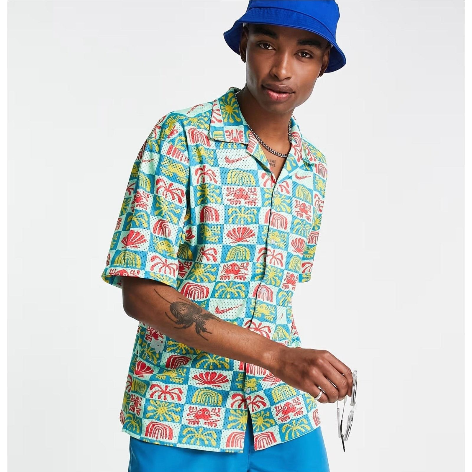 Nike NWT Nike Dri-Fit Men's Spring Break AOPth Button-Up XS Size US XS / EU 42 / 0 - 1 Thumbnail