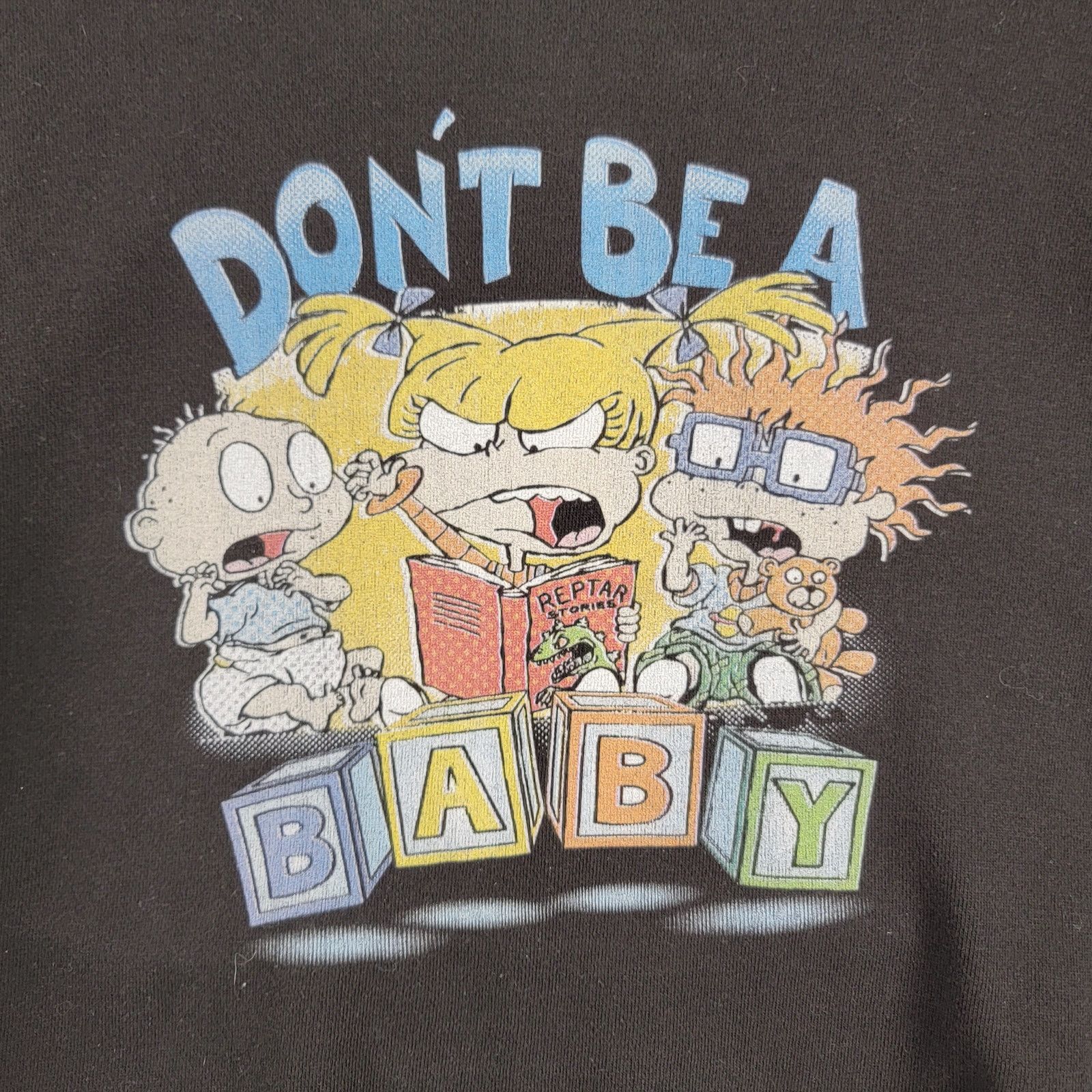 Delta Rugrats Vintage Pullover Black Delta Tag Sz 2XL Mens (270) Size US XXL / EU 58 / 5 - 2 Thumbnail