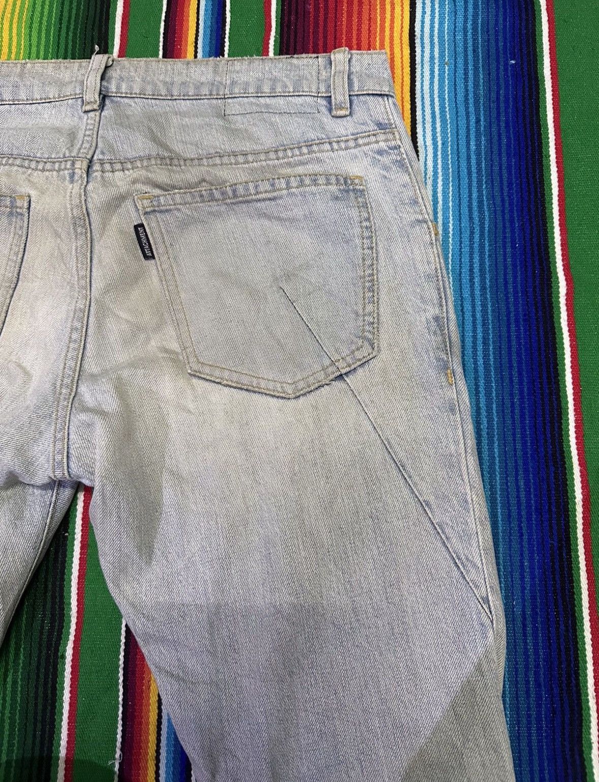 Attachment Distress Denim Attachment Curlve Legs. Size US 32 / EU 48 - 4 Thumbnail