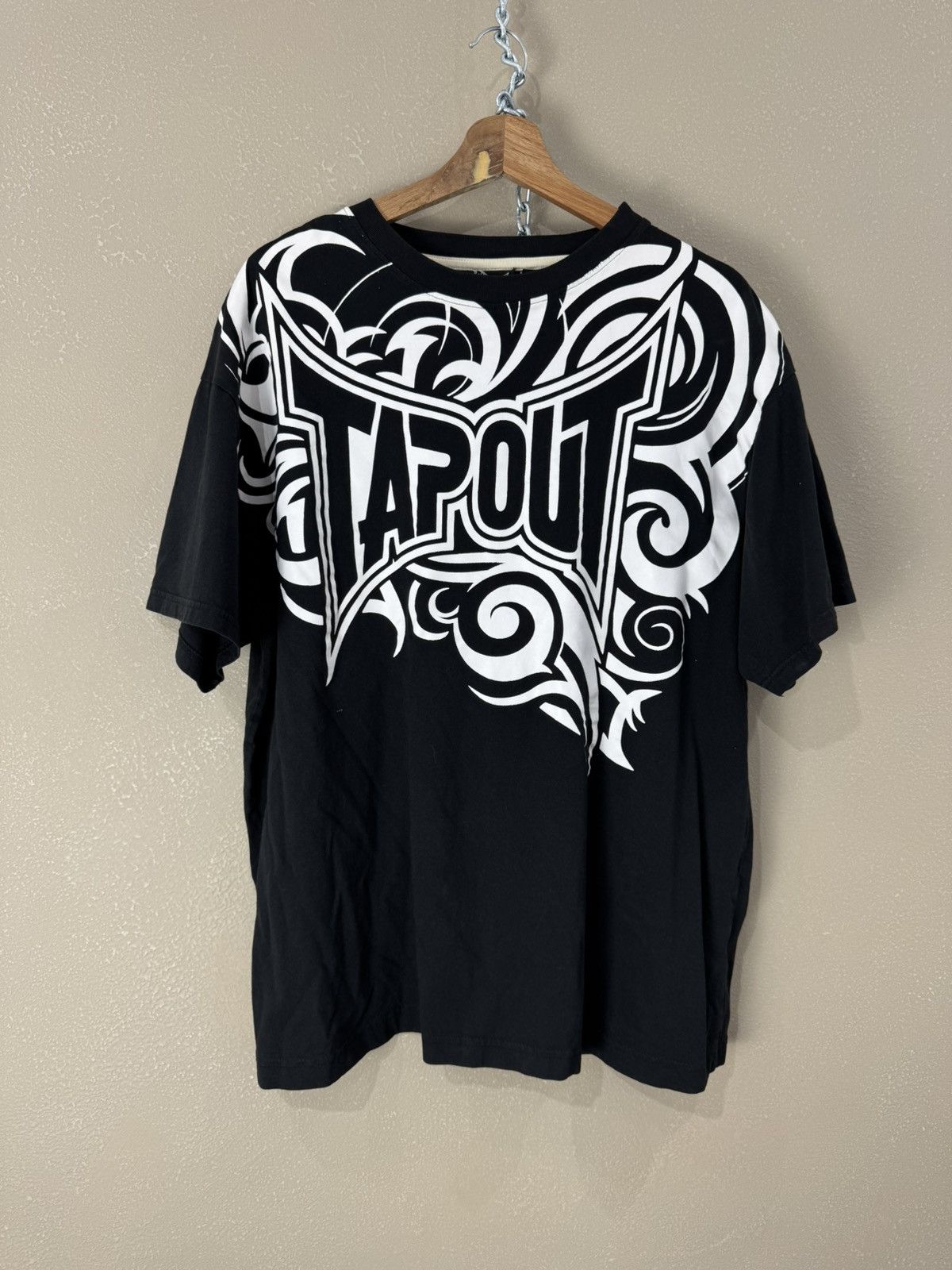 Tapout Vintage Y2K Tapout T shirt Wrestling Tribal Spellout Logo Size US XXL / EU 58 / 5 - 1 Thumbnail