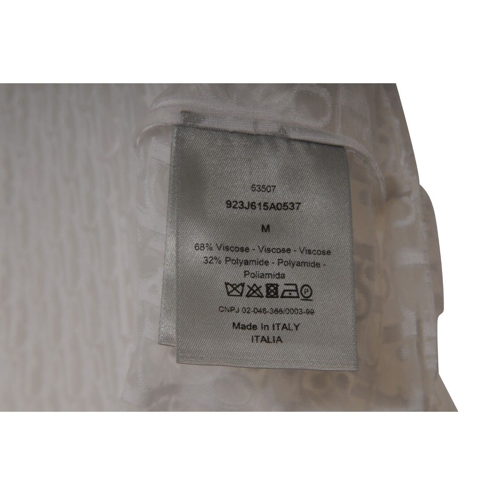 Dior Oblique Logo Semi Sheer T Shirt Viscose Size US M / EU 48-50 / 2 - 7 Thumbnail