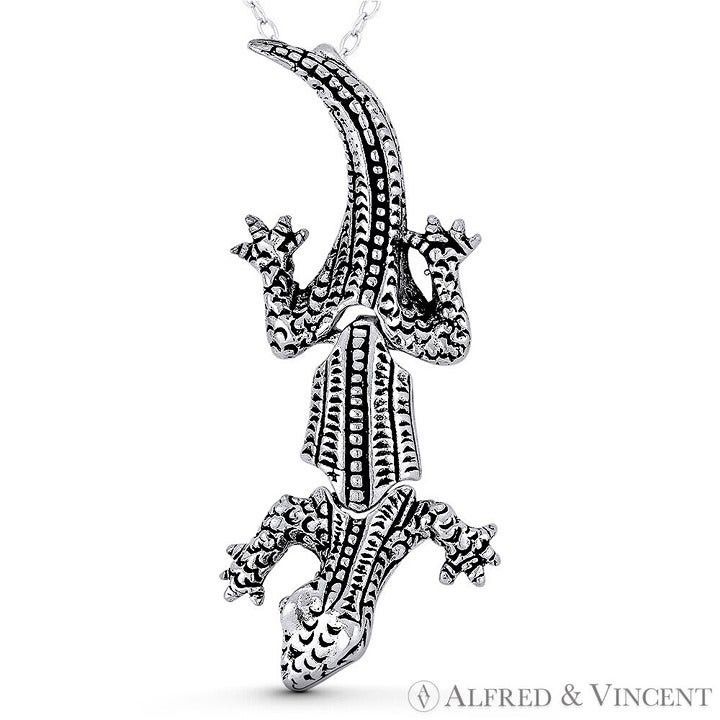 Other Gecko Lizard Reptile Rustic Boho Jewelry Animism Pendant Size ONE SIZE - 1 Preview