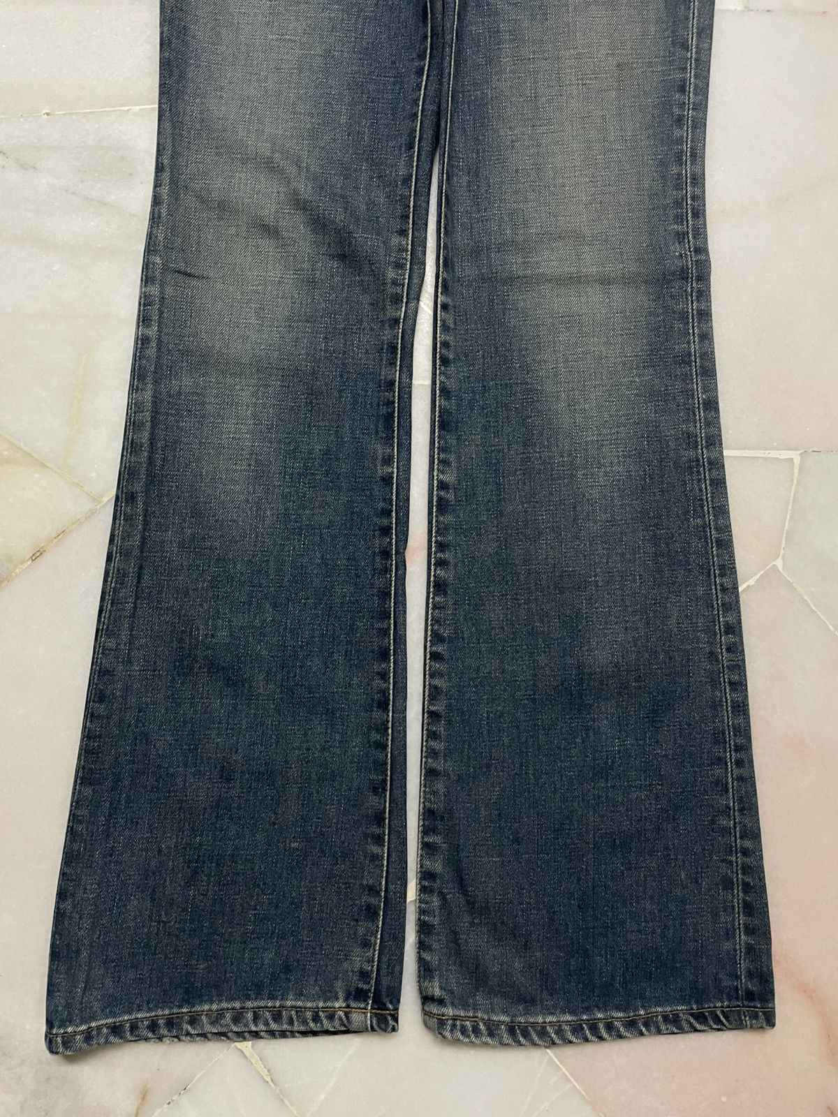 Edwin Flared Bell Bottom💥Something Edwin Rusty Mudwash Rare Jean Size 26" / US 2 / IT 38 - 4 Thumbnail