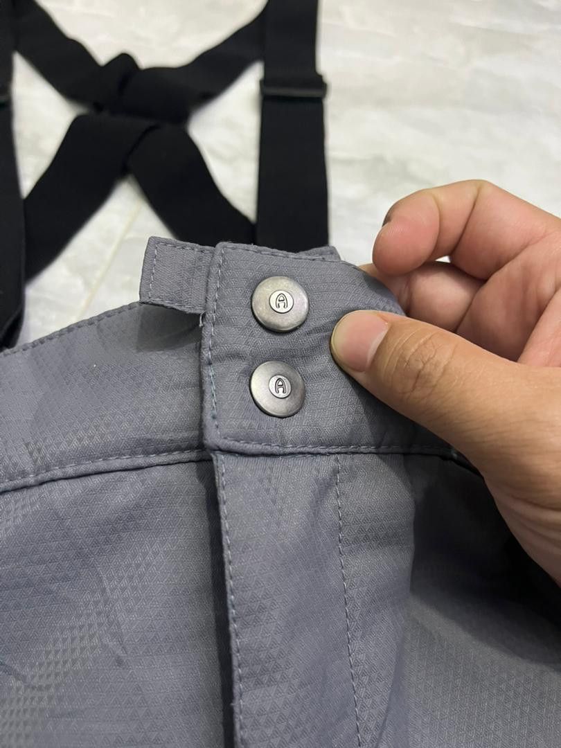 Japanese Brand Angelo Aerial Japanese Utility Snow Pants Grey Size US 34 / EU 50 - 6 Thumbnail