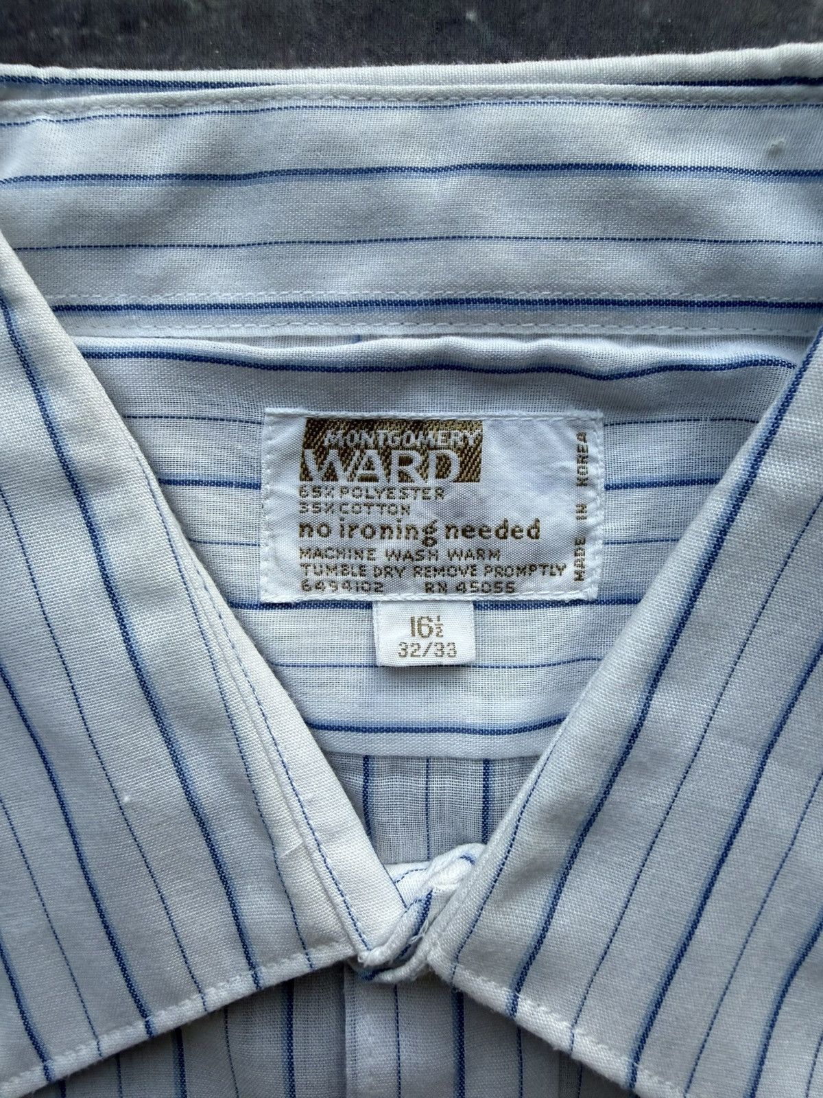 Vintage Vintage Montgomery Ward Button-down Long-sleeve Shirt (L) Size US L / EU 52-54 / 3 - 4 Thumbnail