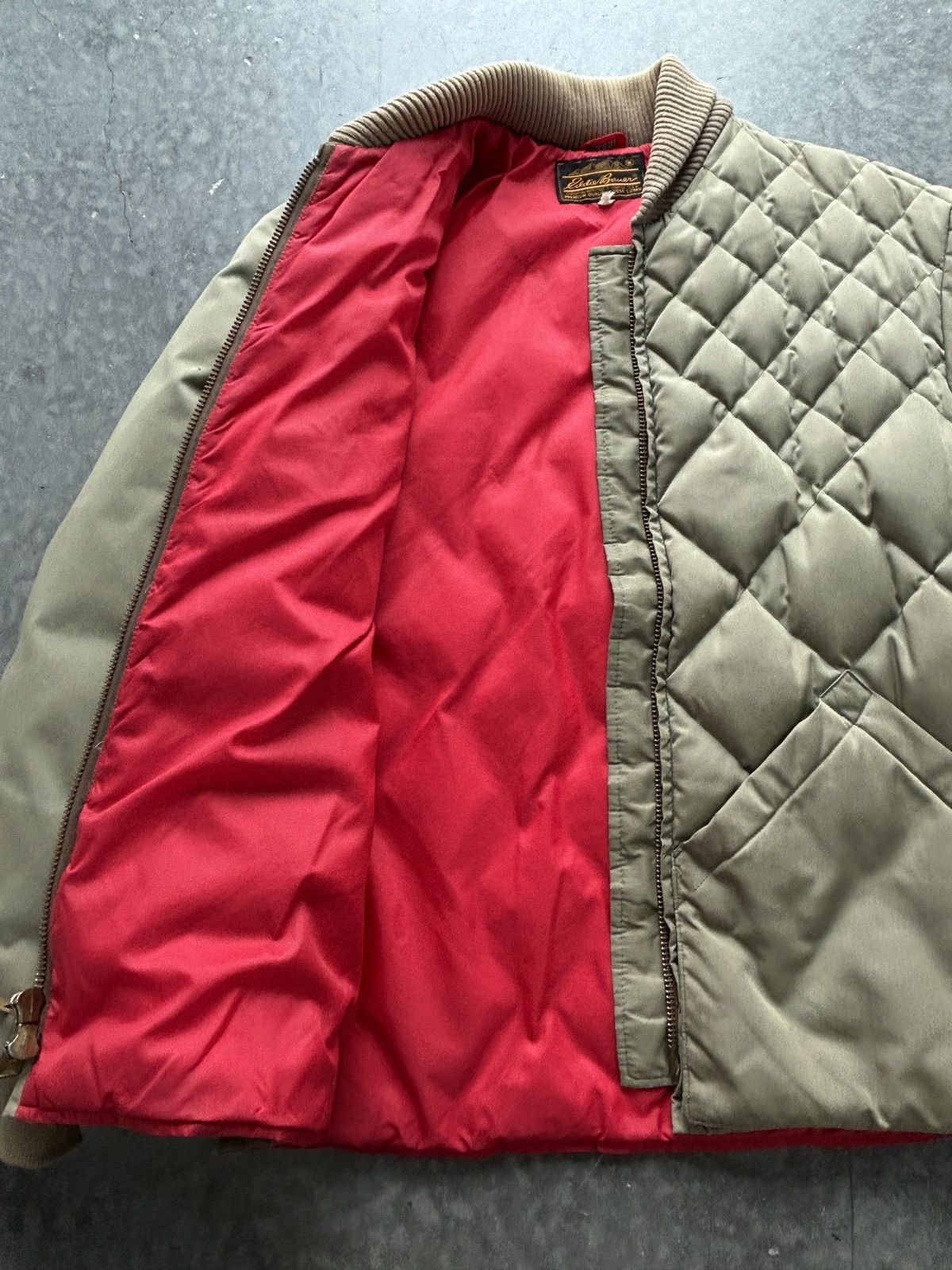 Eddie Bauer Vintage 70s Eddie Bauer Diamond Quilted Down Puffer Jacket Size US XL / EU 56 / 4 - 5 Thumbnail