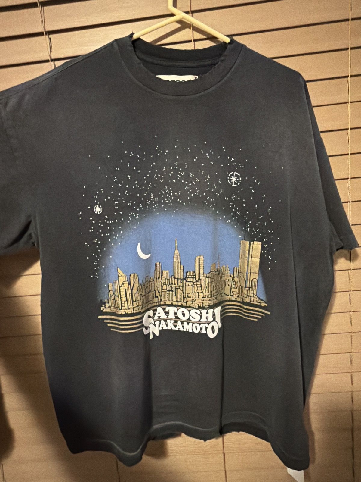Satoshi Nakamoto Satoshi Nakamoto Tourist Tee (Washed Black) XL Size US XL / EU 56 / 4 - 10 Thumbnail