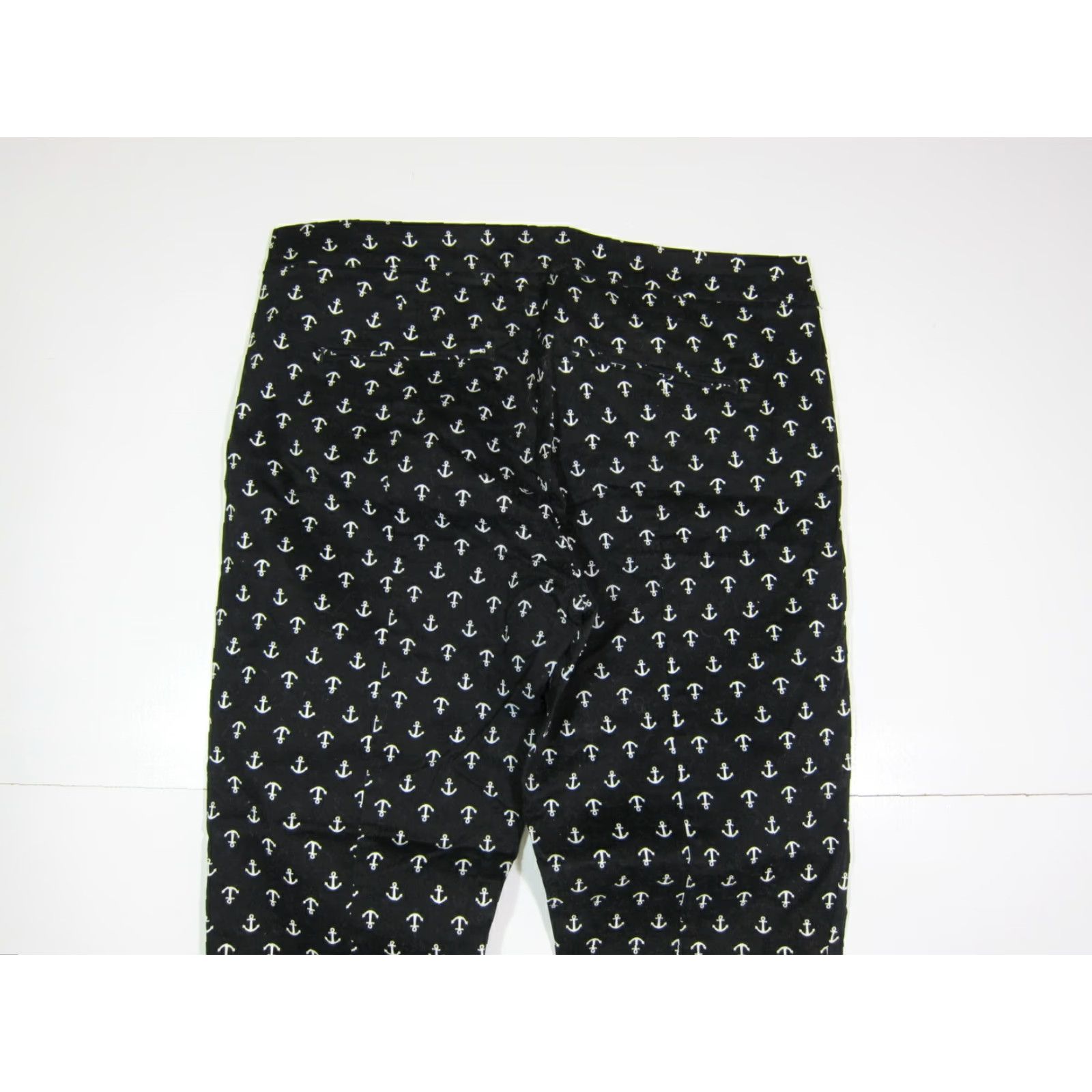 Gap Gap Cotton Stretch Black White Boat Anchor Super Skinny Chino Pant Women Size 04 Size 27" / US 4 / IT 40 - 6 Thumbnail