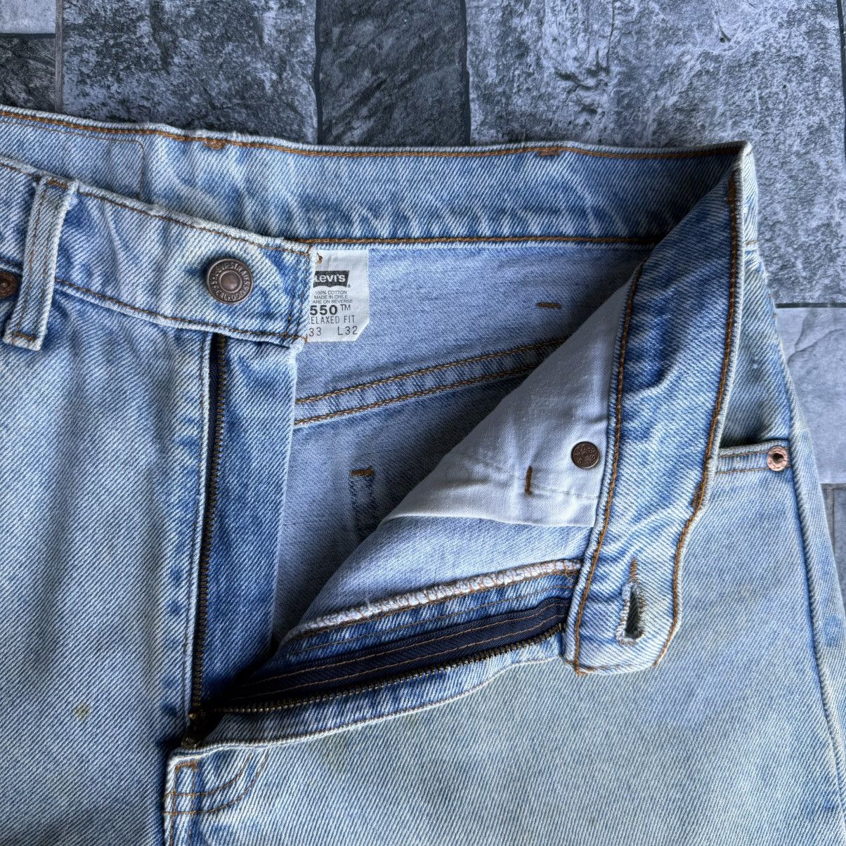 Levi's Vintage Clothing Vintage 97' Levi's 550 Orange Tag Faded Rusty Denim Jean Size US 33 - 9 Thumbnail