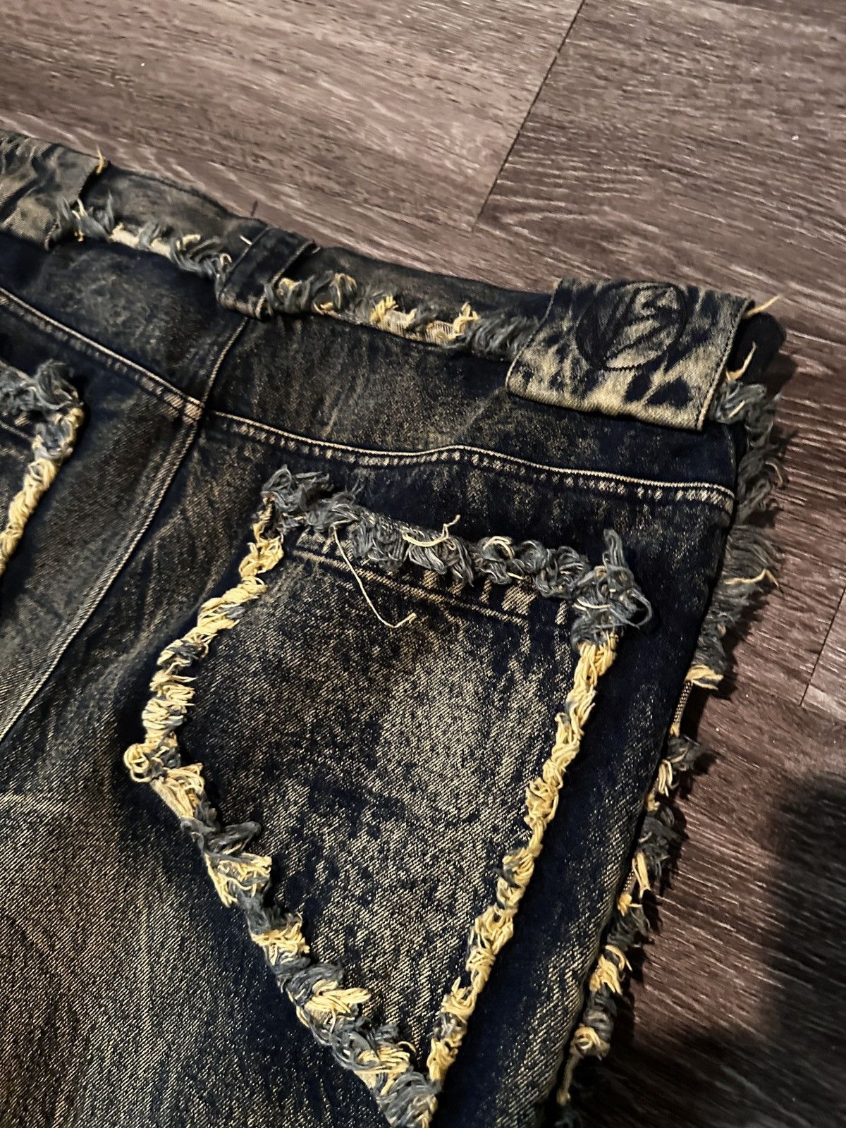 Vintage NFS Jeans Size US 34 / EU 50 - 4 Thumbnail