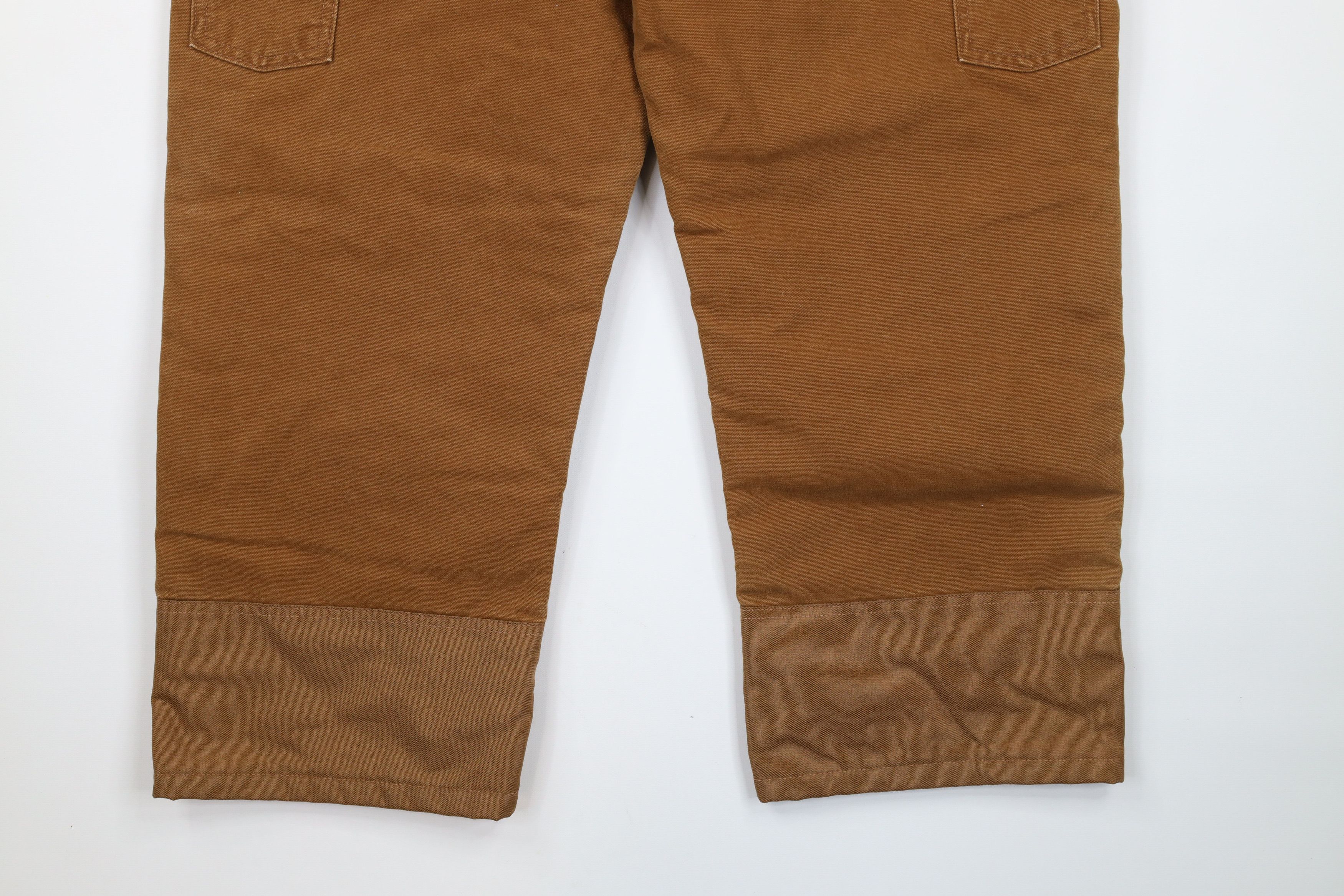 Carhartt Vintage Carhartt Lined Double Knee Wide Leg Pants Brown Size US 42 / EU 58 - 11 Thumbnail