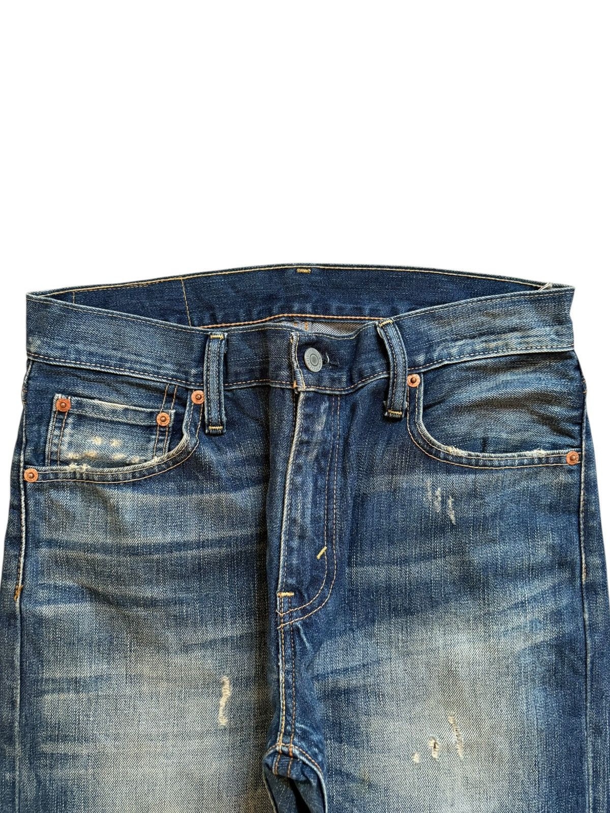 Levi's Vintage 90s Levis 505 Patch Faded Wash Loose Baggy Jeans Size US 30 / EU 46 - 4 Thumbnail