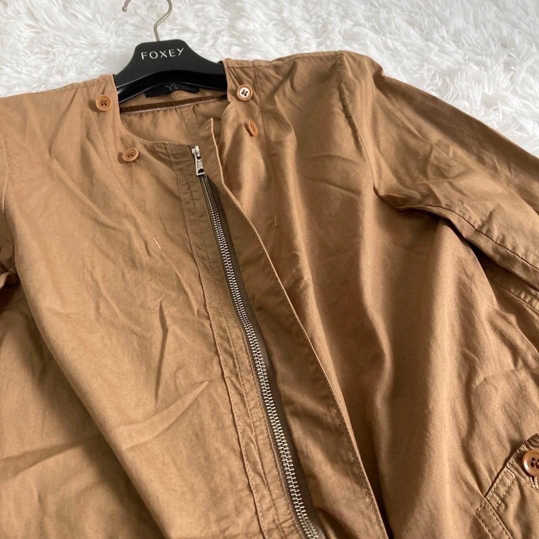 Yohji Yamamoto Yohji Yamamoto Collarless Zip Up Coat Size US S / EU 44-46 / 1 - 5 Thumbnail