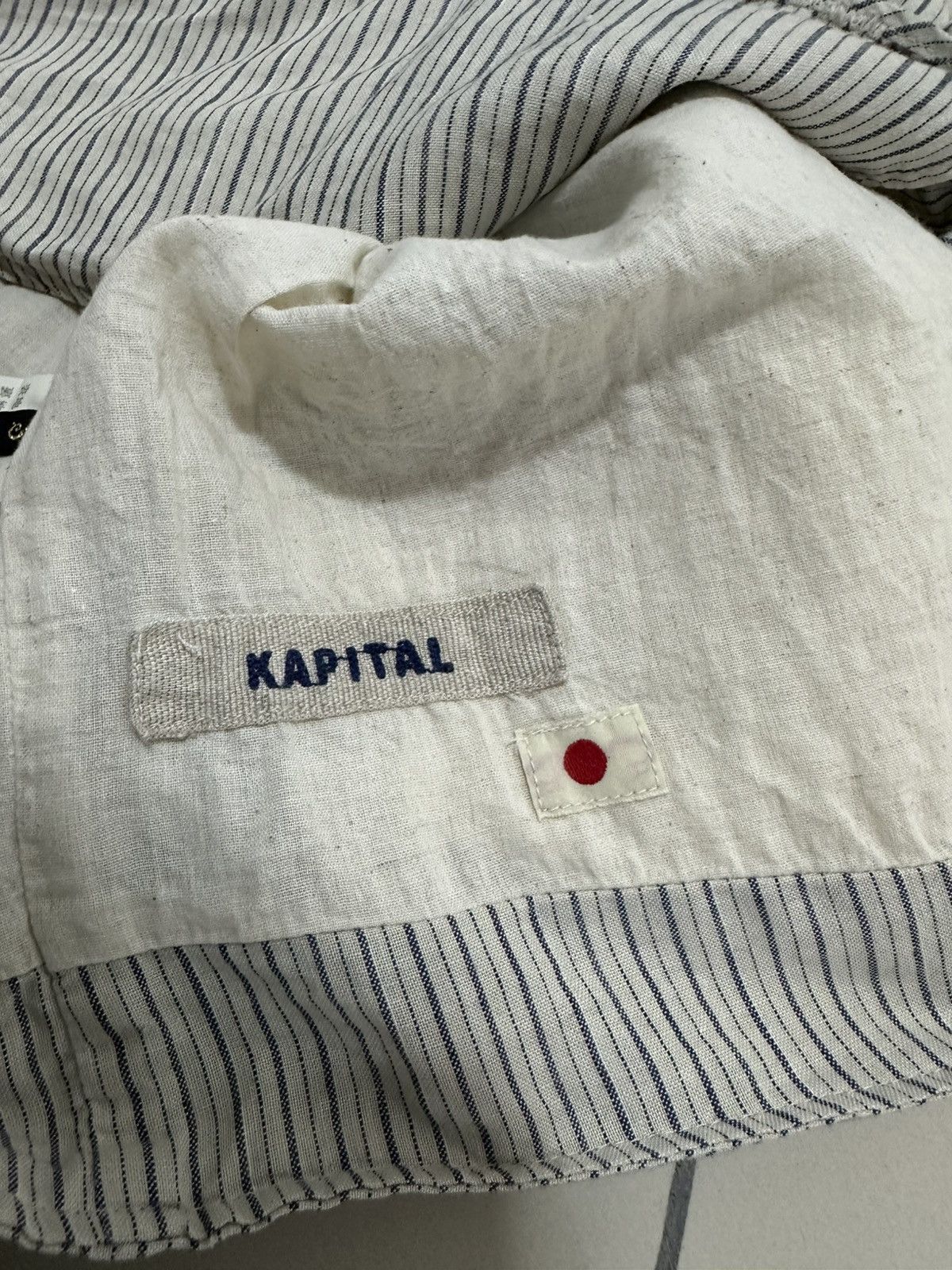 Kapital KAPITAL Vest Hickory Stripe Kiro Hirata Mandarin Button Size US L / EU 52-54 / 3 - 3 Thumbnail