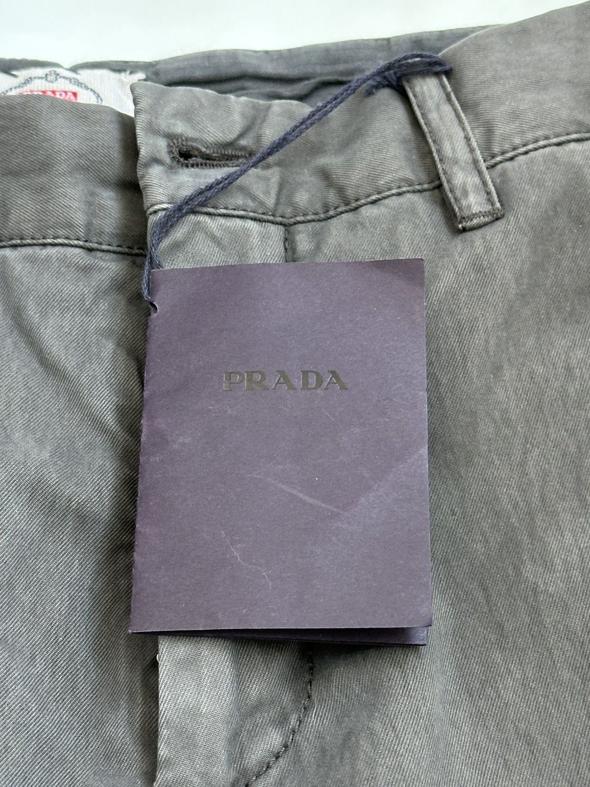 Prada *NEW* PRADA FW 2011 Washed Nylon Blend Gray Pants jean Denim Size US 32 / EU 48 - 11 Thumbnail