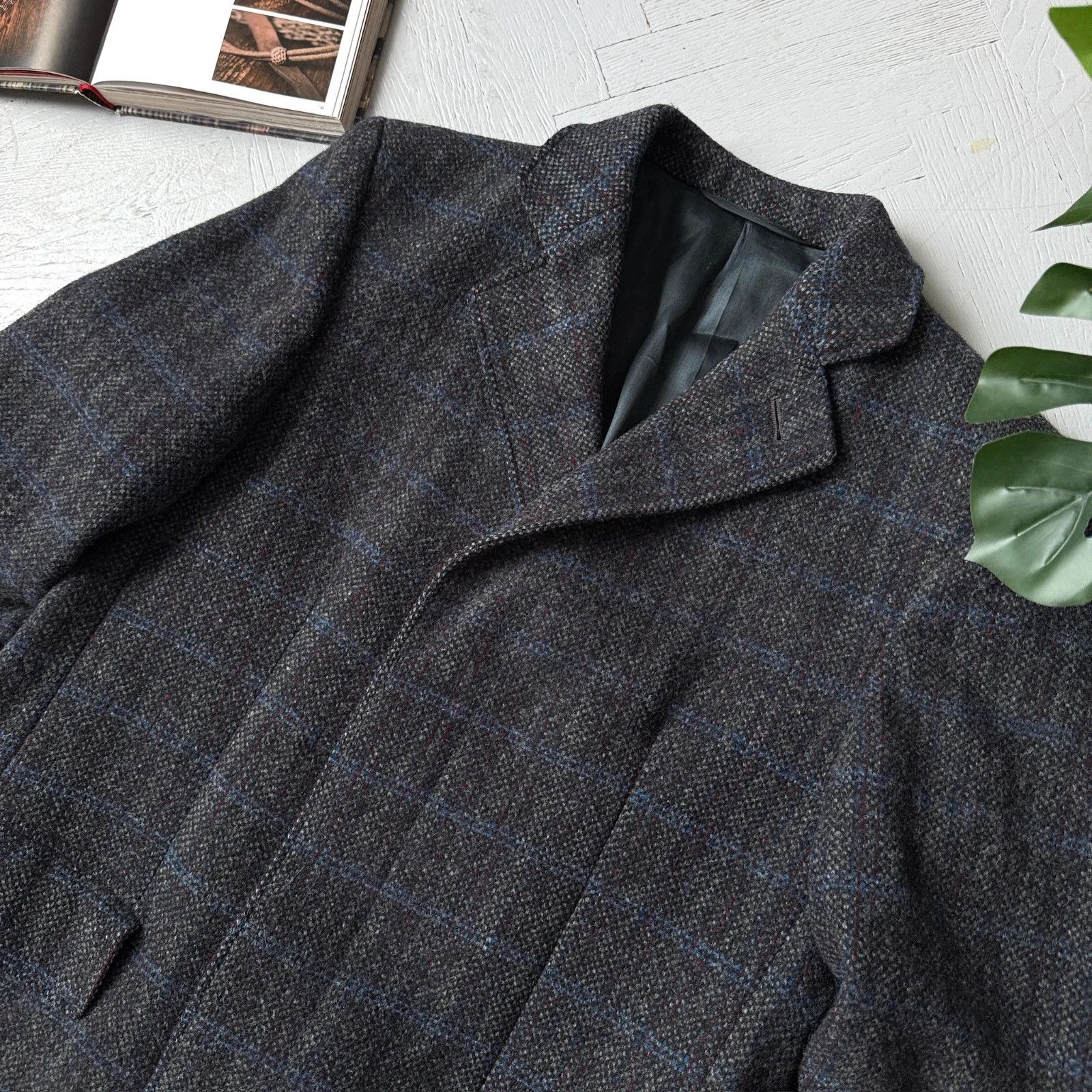 Vintage Vintage Preppy Pure New Wool Tweed Over coat Elegant Style Size US M / EU 48-50 / 2 - 3 Thumbnail
