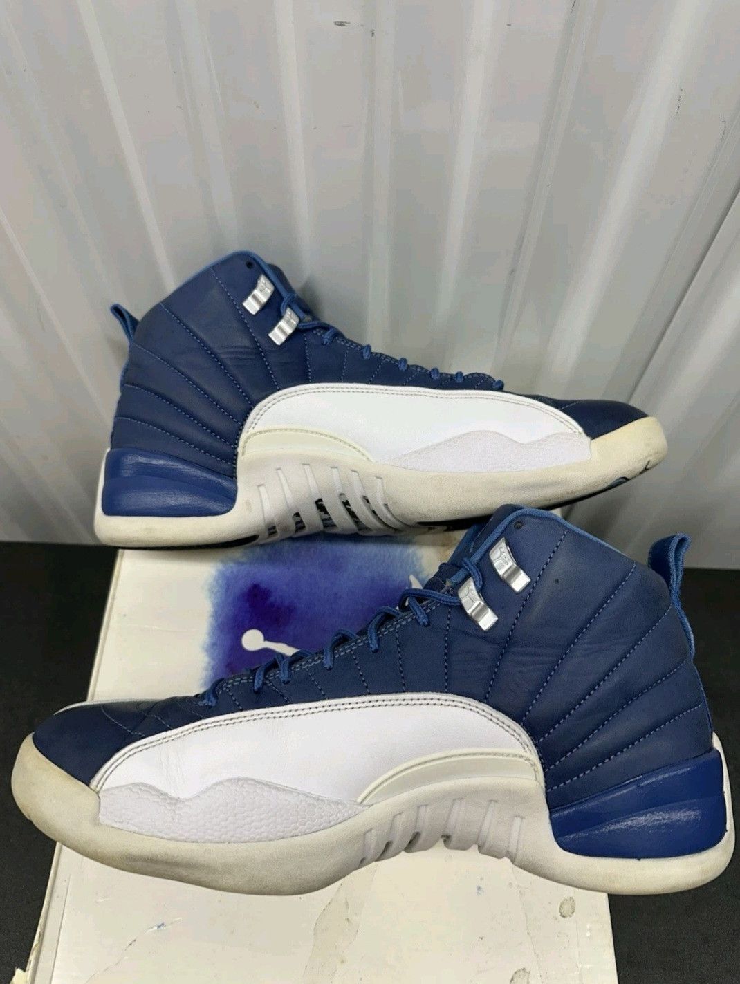 Jordan Brand Nike Air Jordan Retro 12 Indigo 130690404 Size 10.5 Men Size US 10.5 / EU 43-44 - 4 Thumbnail