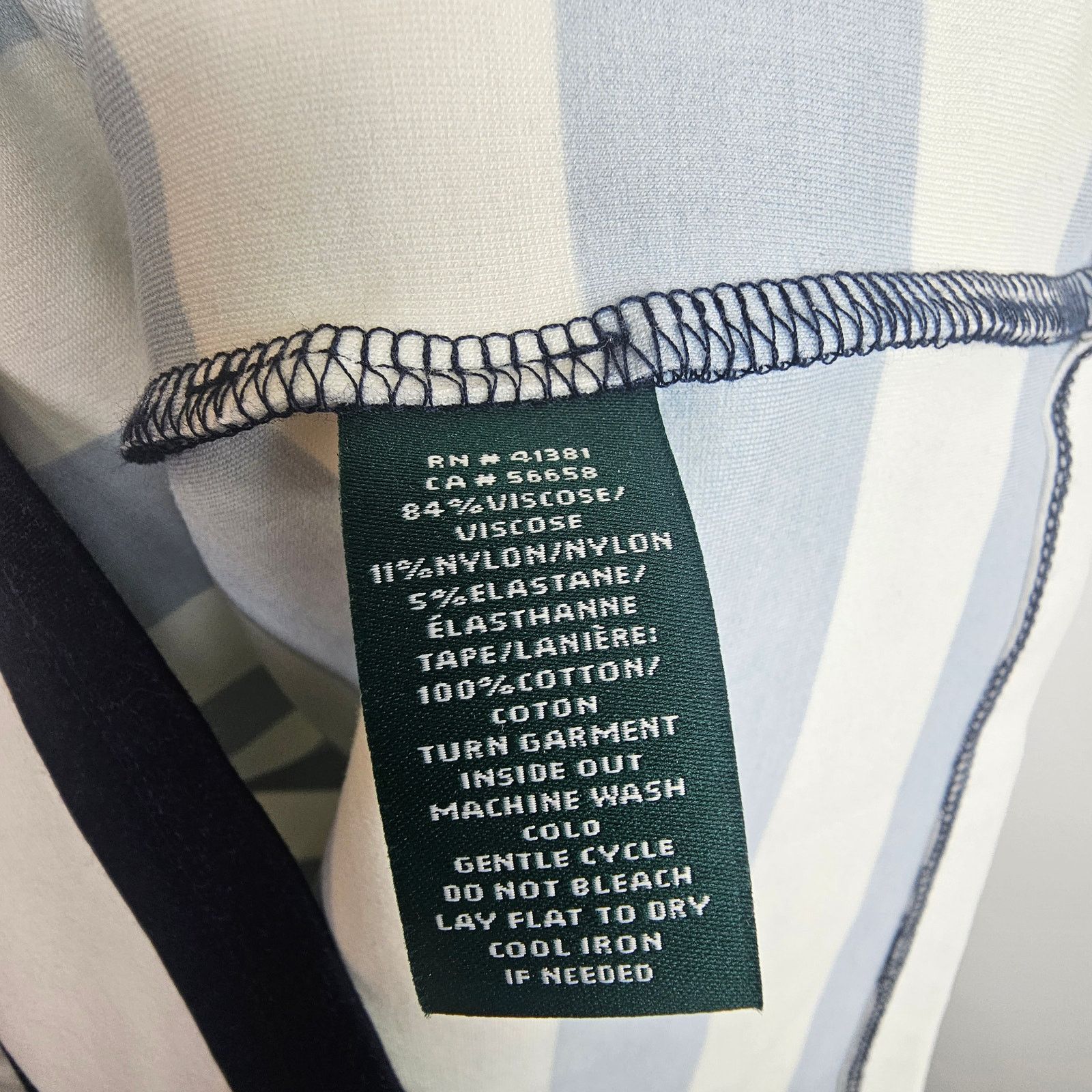 Lauren Ralph Lauren Lauren Ralph Lauren Striped Nautical Dress S Coastal Preppy Size S / US 4 / IT 40 - 7 Thumbnail