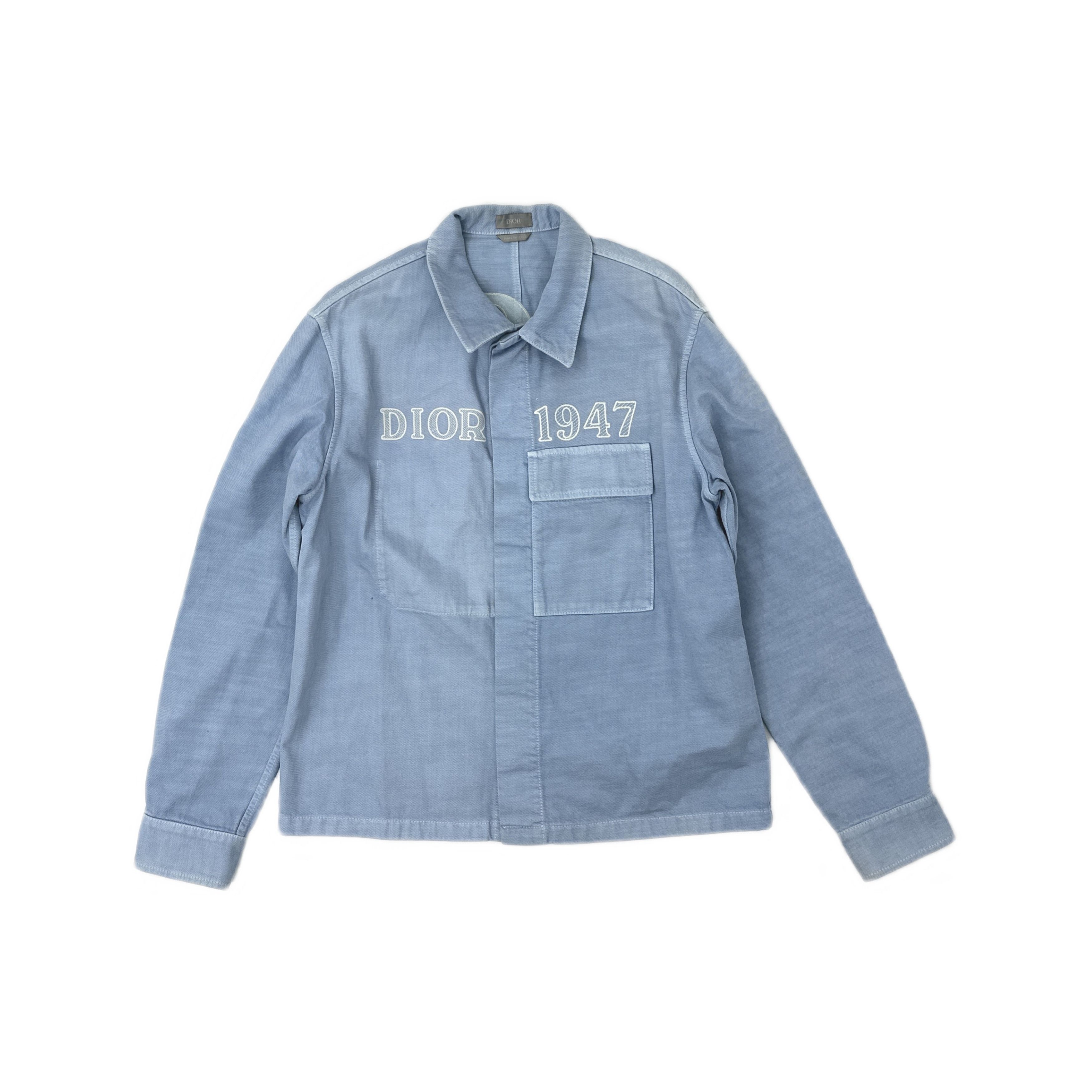 【即日発送可能】dior × jack kerouac デニムシャツ Dior Dior Jack Kerouac Visions of Cody Silk Shirt US M | Grailed