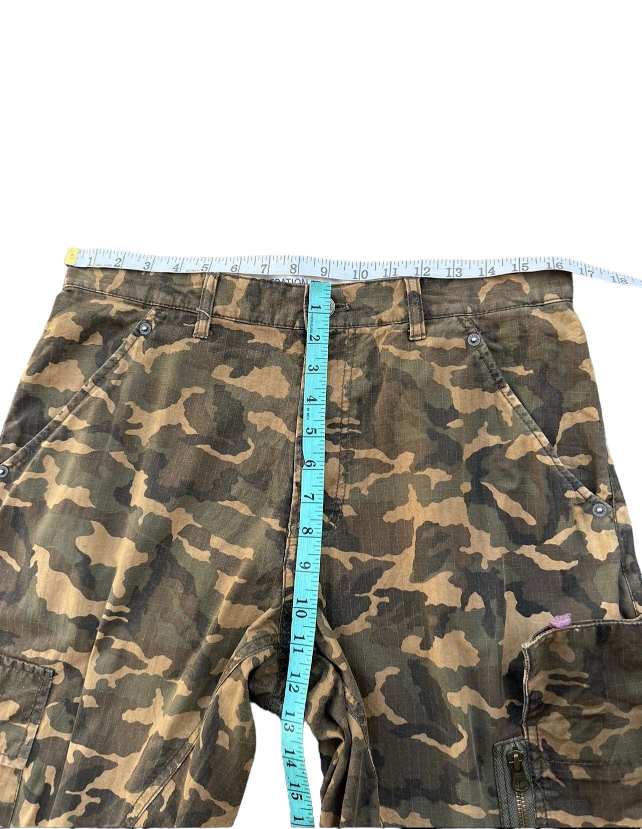 PPFM Vintage PPFM Japan Ripstop Camo Military Cargo Trouser Pant Size US 31 - 3 Thumbnail