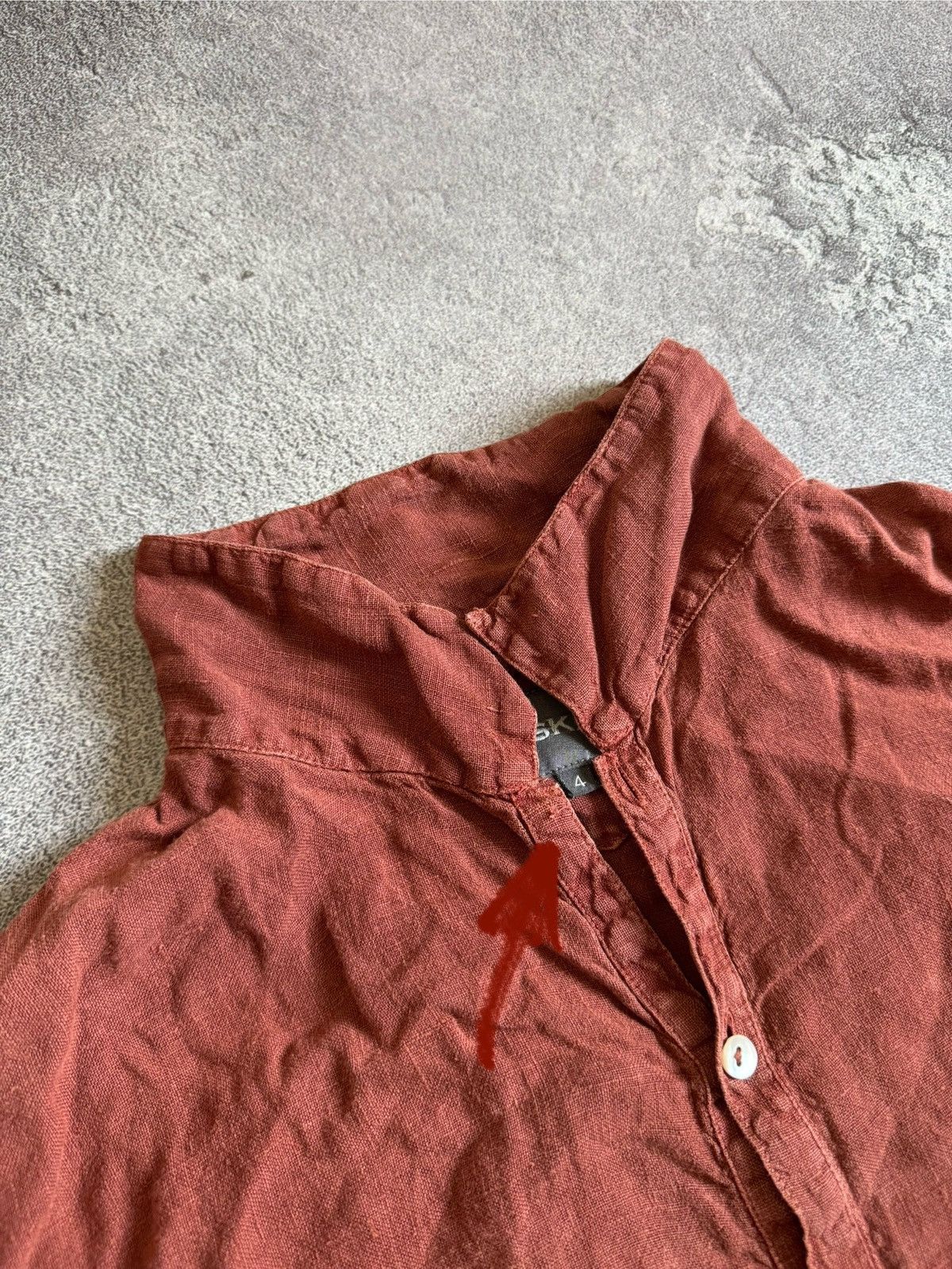 Linea Naturale Oska 4/size button up shirts long sleeve retro top dress Size US XL / EU 56 / 4 - 5 Thumbnail
