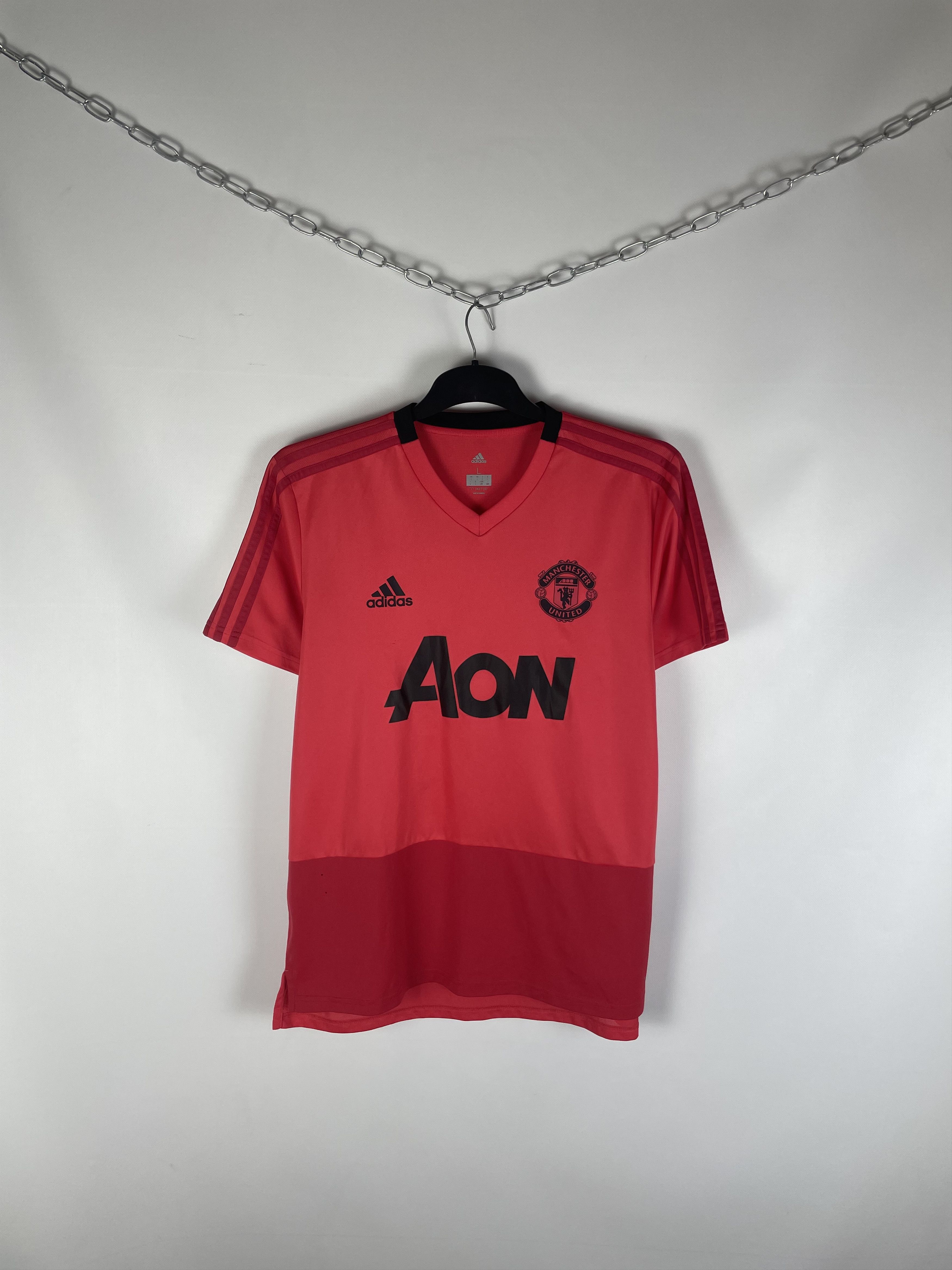 Adidas Vintage Adidas Manchester United Jersey Size US L / EU 52-54 / 3 - 1 Thumbnail