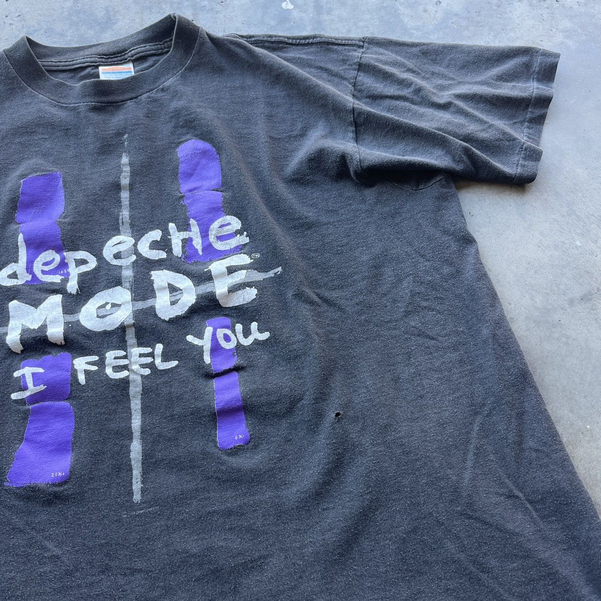 Band Tees 90s Depeche Mode I Feel You Tee Size US L / EU 52-54 / 3 - 2 Thumbnail