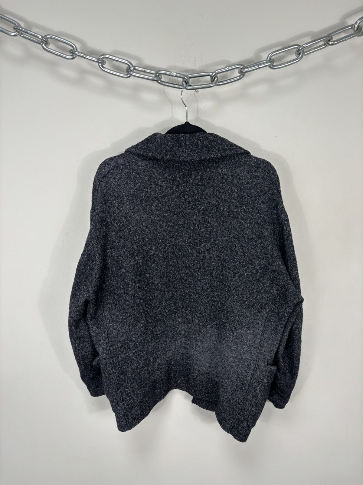 Isabel Marant Etoile Isabel Marant Etoile Women’s Dark Gray Wool Cardigan Jacket Size XS / US 0-2 / IT 36-38 - 13 Thumbnail