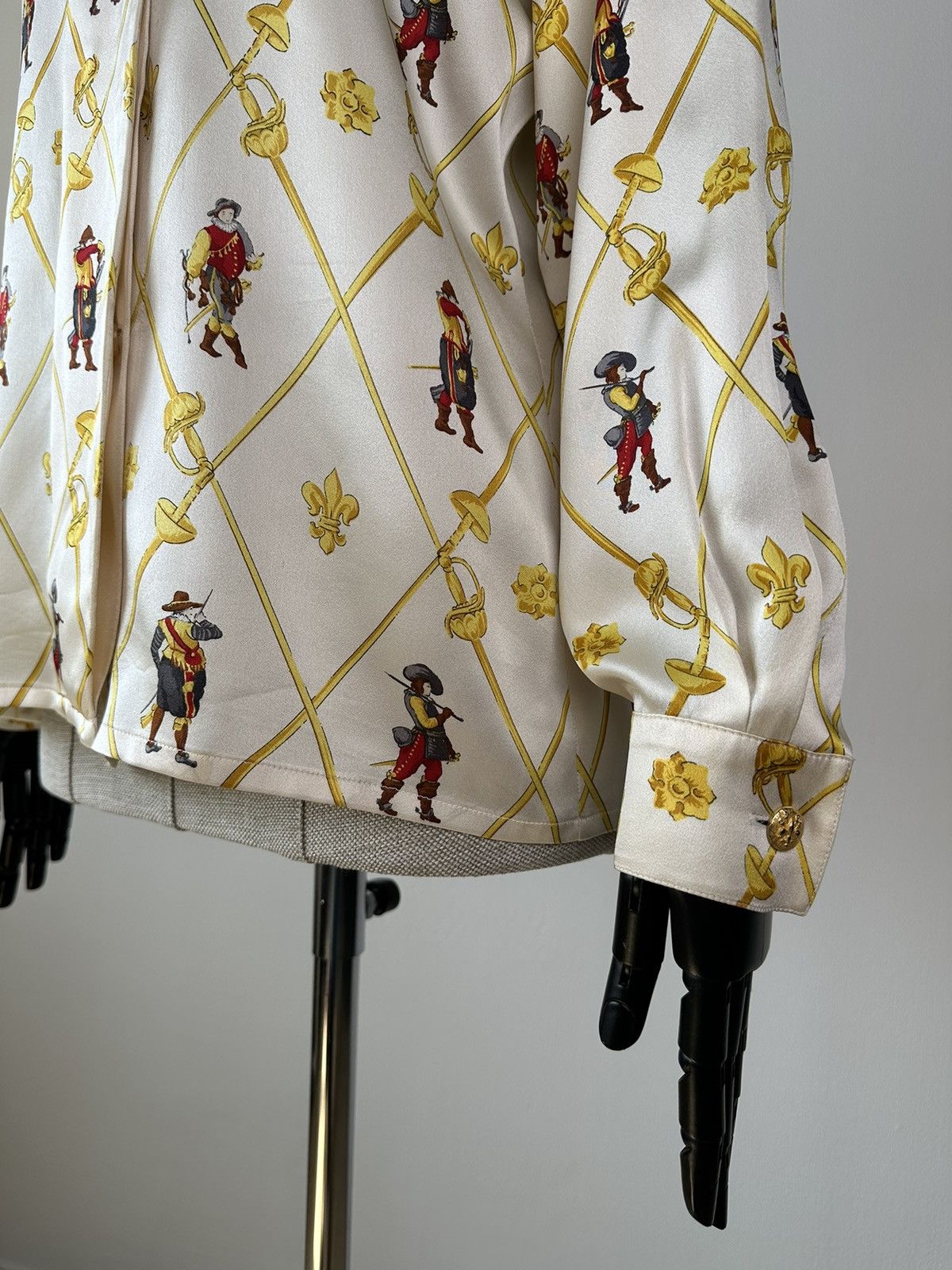 Escada Vintage ESCADA Margaretha Ley 100% Silk Musketeer Shirt Size XS / US 0-2 / IT 36-38 - 5 Thumbnail