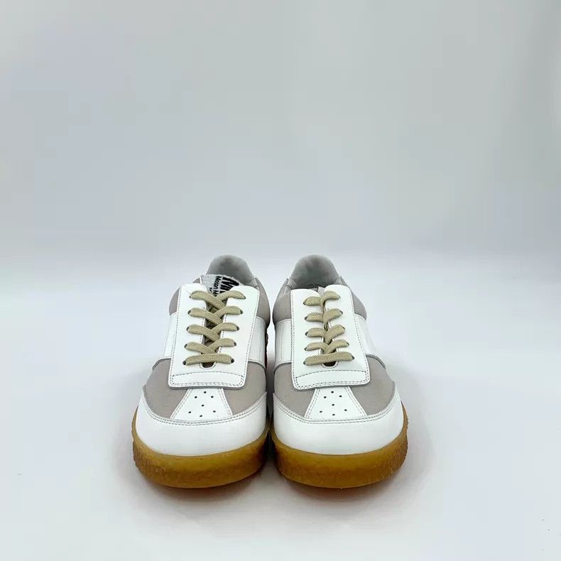 Maison Margiela Maison Margiela White leather lace-up casual flat board sh Size US 6 / IT 36 - 3 Thumbnail