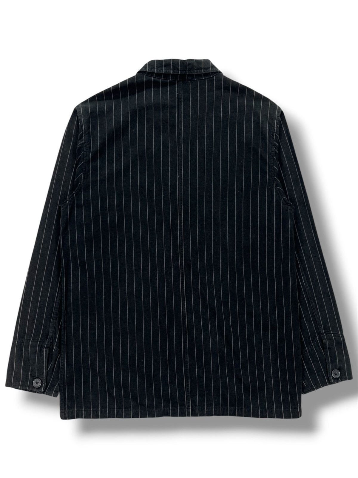 Japanese Brand Hill Crop Club Stripes Chore Jacket Size US M / EU 48-50 / 2 - 2 Thumbnail
