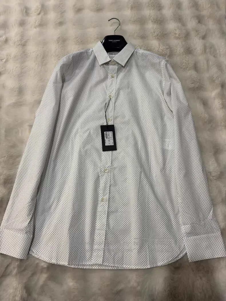 Saint Laurent Paris Saint Laurent Paris Original White Polka Dot Men's Shirt Size US XS / EU 42 / 0 - 1 Thumbnail