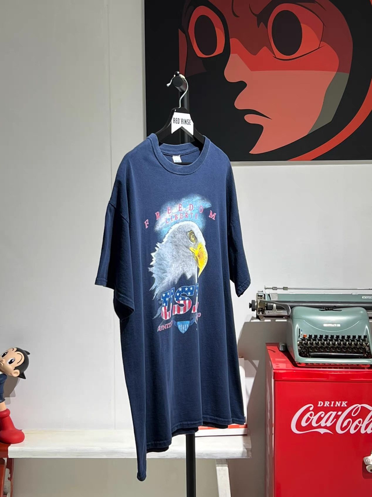 Vintage Vintage * Eagle Tee American Eagle Q13 Size US L / EU 52-54 / 3 - 7 Thumbnail