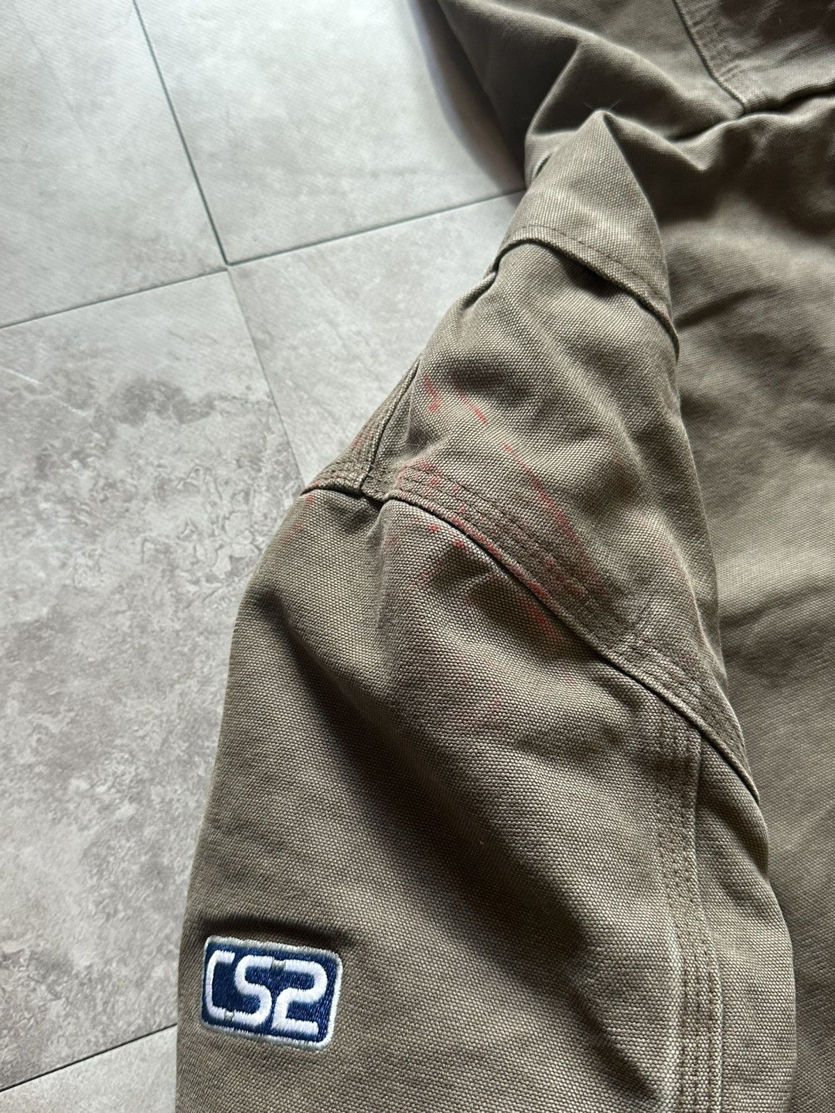 Carhartt Carhartt Detroit Sierra Sherpa Lined Work Jacket Hooded Sz L Size US L / EU 52-54 / 3 - 13 Thumbnail
