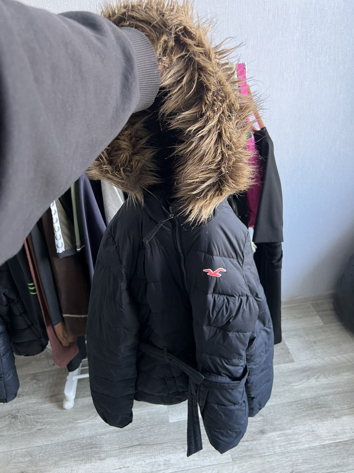 Hysteric Glamour Crazy Faux Fur Y2k Ski Down Jacket Hollister If Six Was Nine Size XS / US 0-2 / IT 36-38 - 8 Thumbnail