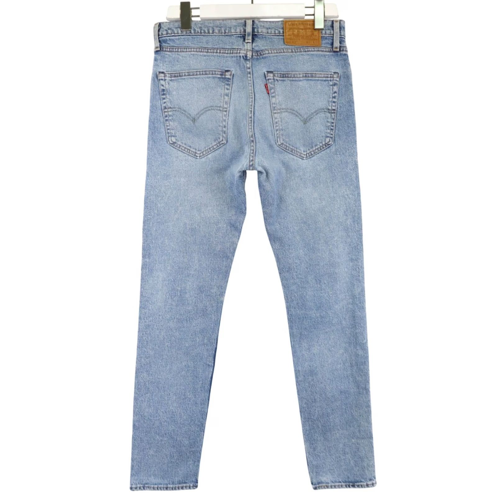 Levi's LEVI'S 512 Premium Big E Jeans Men's W31/L32 Light Blue Denim Whiskers Zip Fly Slim Jeans Mens Size US 31 - 2 Thumbnail