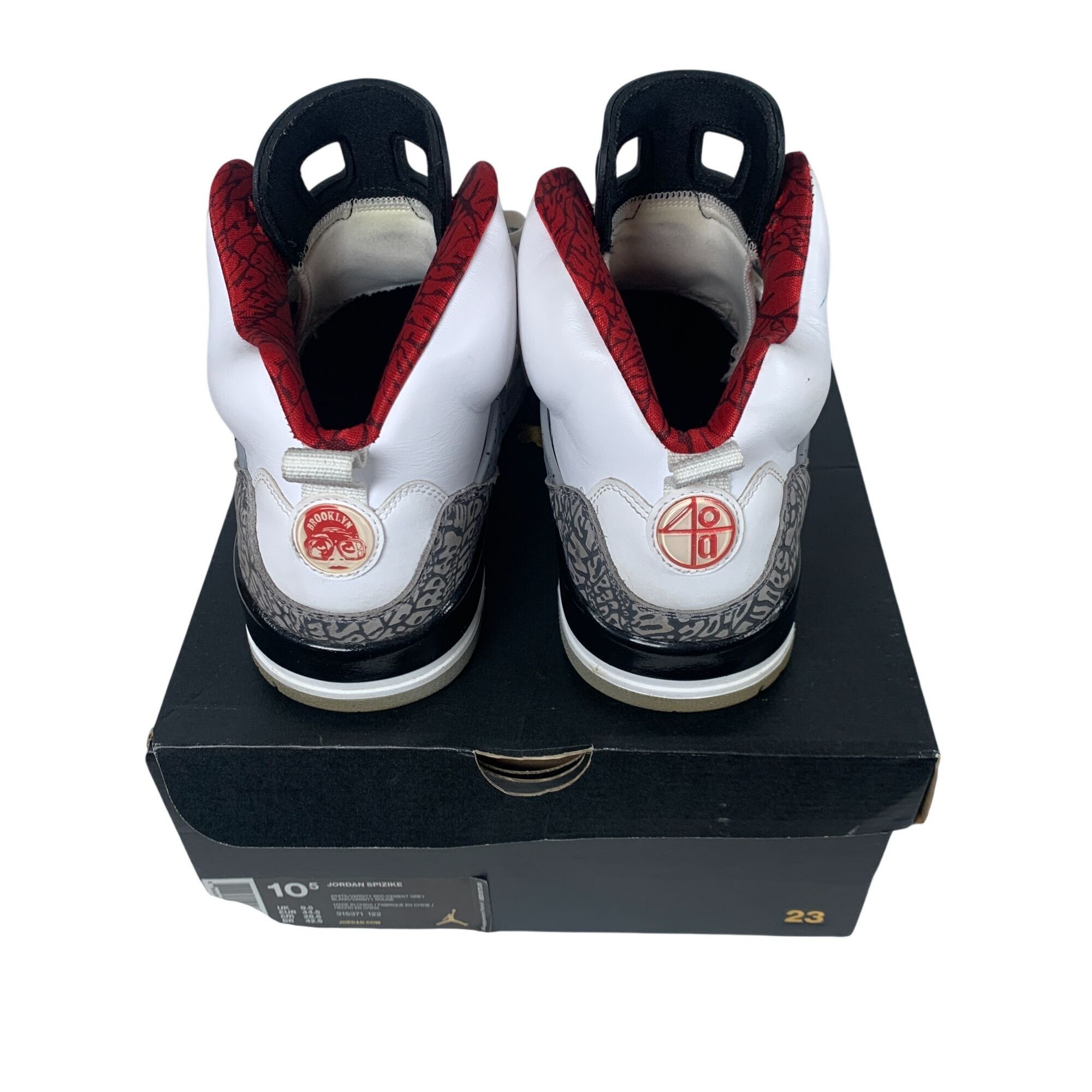 Nike Nike Air Jordan Mens Spizike White Cement Size 1 Size US 10.5 / EU 43-44 - 14 Thumbnail